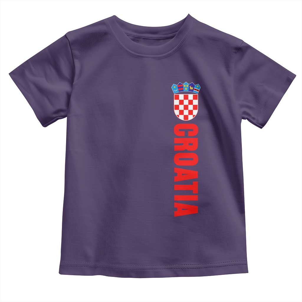 Croatia Toddler T Shirt Vintage Hrvatska Zagreb Croatian