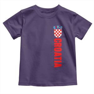 Croatia Toddler T Shirt Vintage Hrvatska Zagreb Croatian