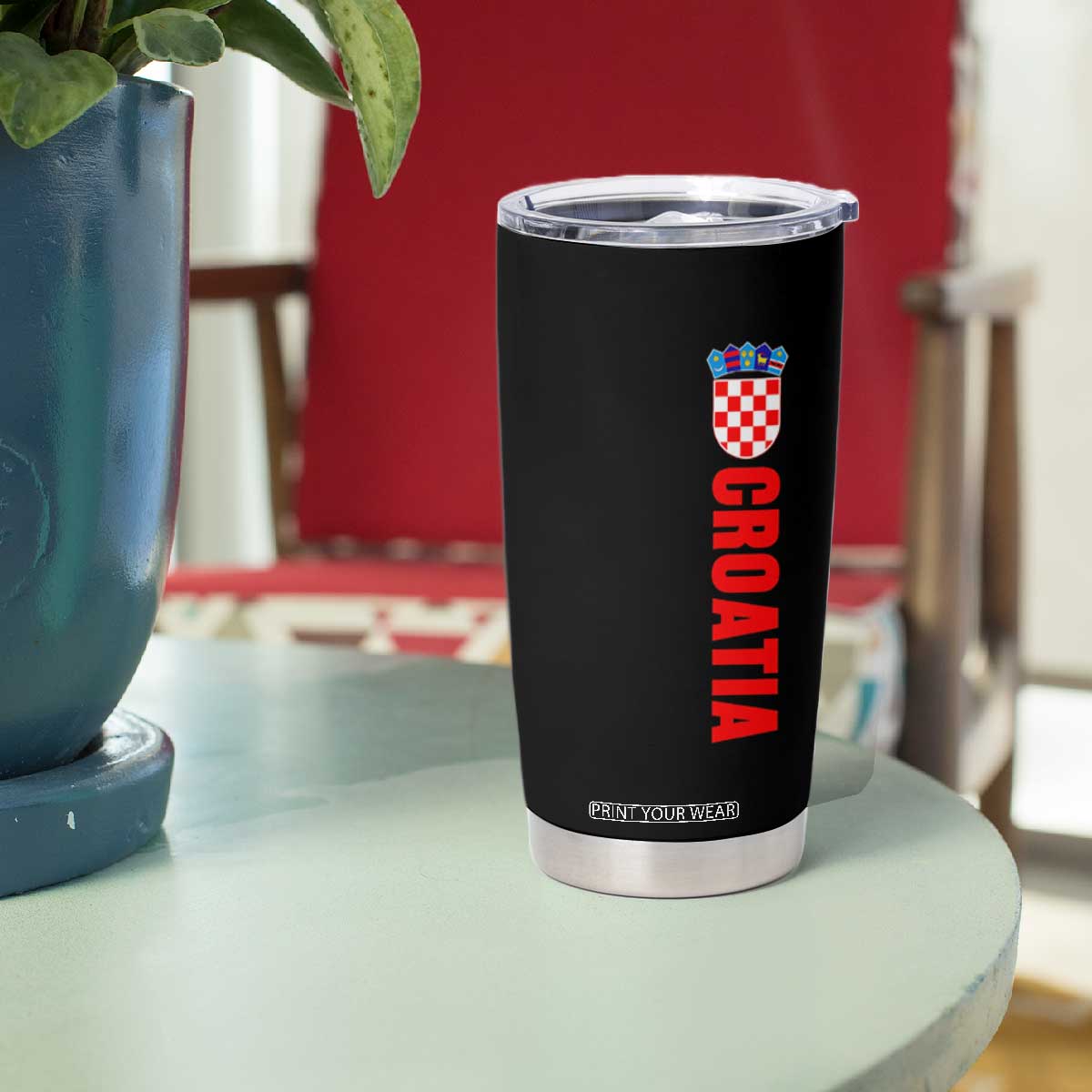 Croatia Tumbler Cup Vintage Hrvatska Zagreb Croatian