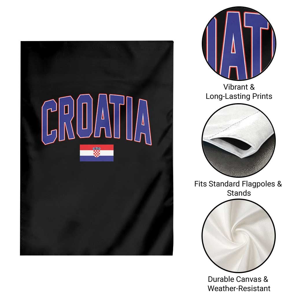 Croatia Flag Garden Flag Vintage Hrvatska Flag Zagreb Croatian Jersey Retro