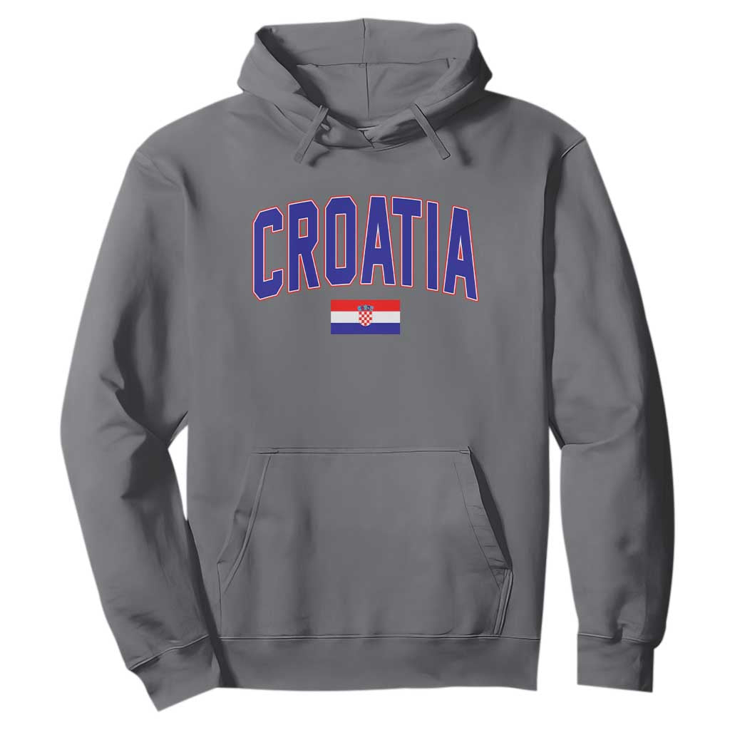 Croatia Flag Hoodie Vintage Hrvatska Flag Zagreb Croatian Jersey Retro