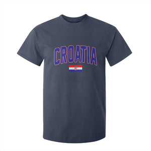 Croatia Flag T Shirt For Kid Vintage Hrvatska Flag Zagreb Croatian Jersey Retro