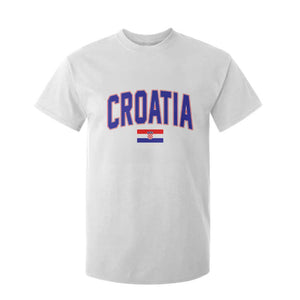 Croatia Flag T Shirt For Kid Vintage Hrvatska Flag Zagreb Croatian Jersey Retro
