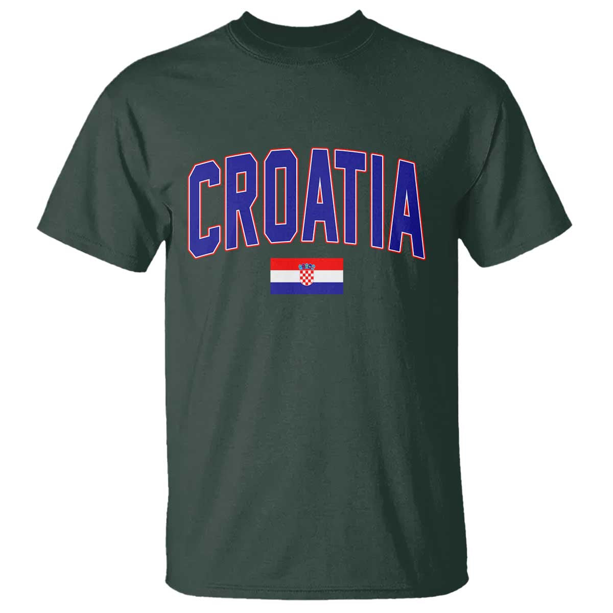 Croatia Flag T Shirt Vintage Hrvatska Flag Zagreb Croatian Jersey Retro