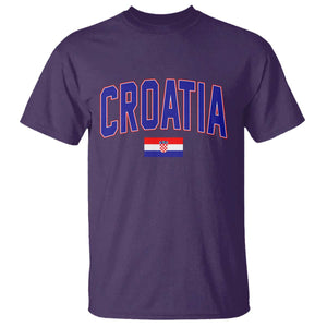 Croatia Flag T Shirt Vintage Hrvatska Flag Zagreb Croatian Jersey Retro