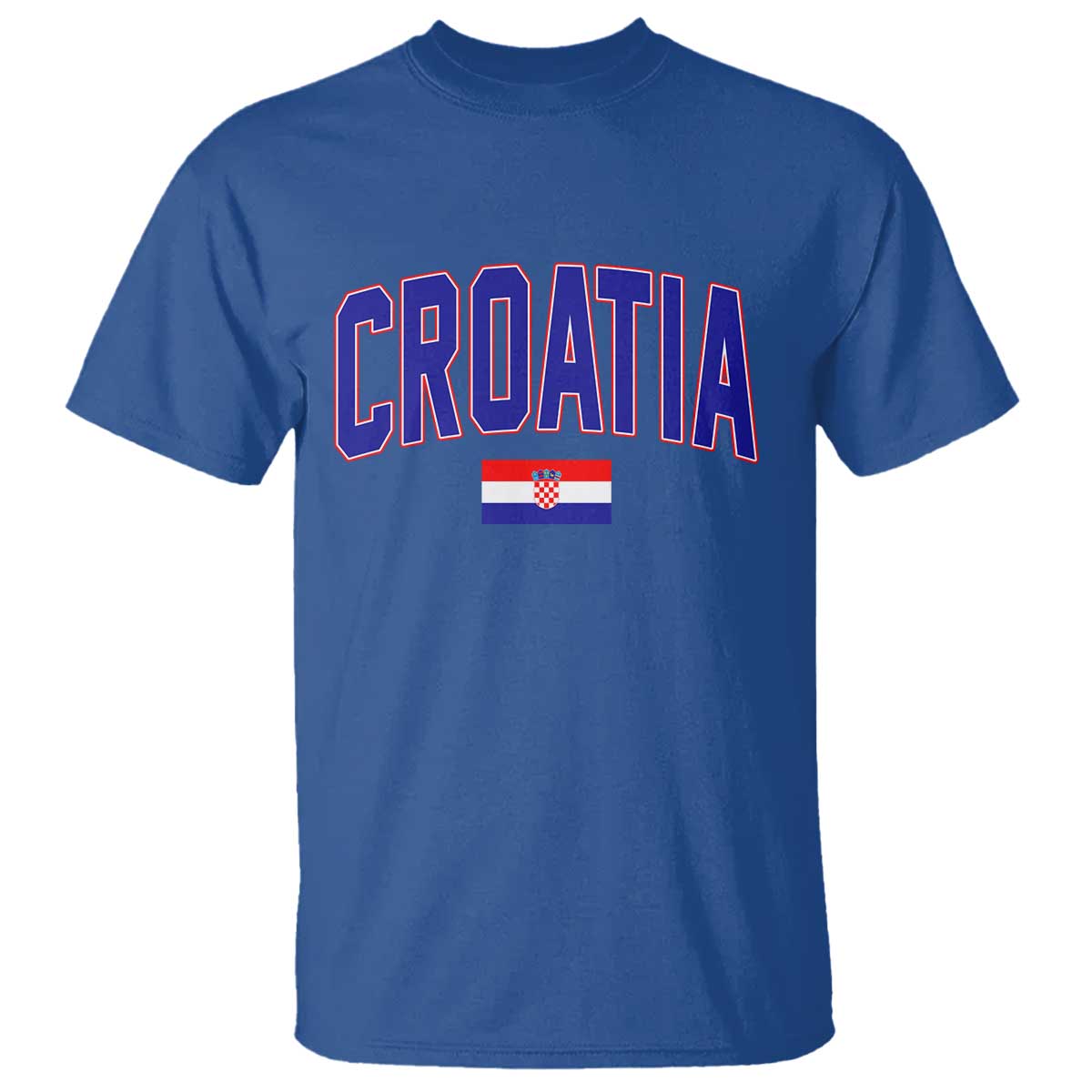 Croatia Flag T Shirt Vintage Hrvatska Flag Zagreb Croatian Jersey Retro