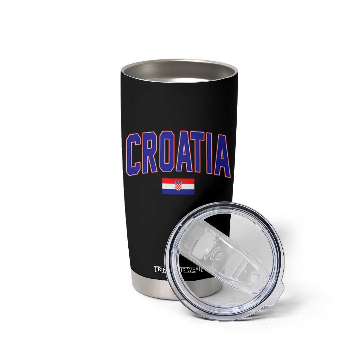 Croatia Flag Tumbler Cup Vintage Hrvatska Flag Zagreb Croatian Jersey Retro