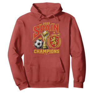 Spain Champions 2026 Hoodie Spanish Soccer Fan Graphic