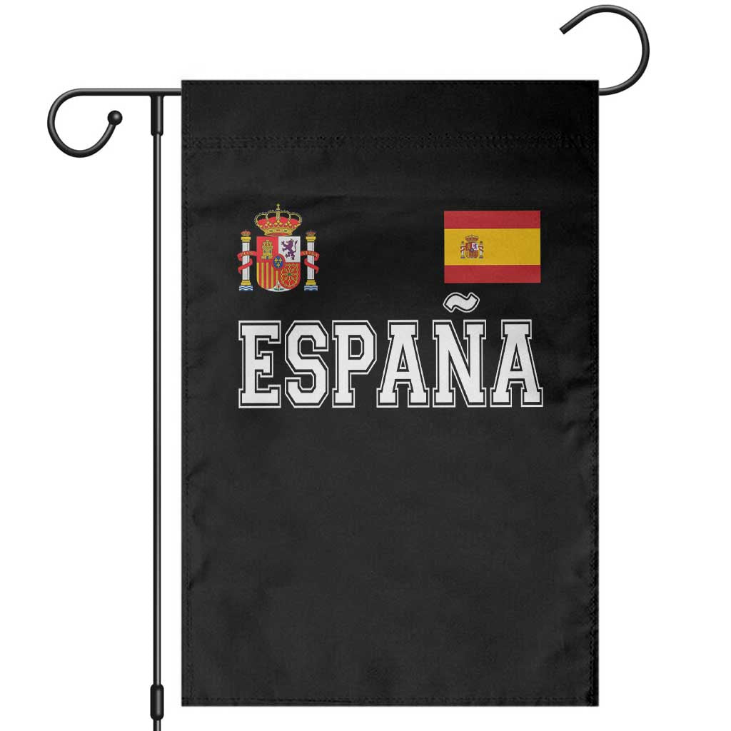 Spain Espana Garden Flag Vintage Spanish Flag Royal Crest Graphic TS10 Black Print Your Wear