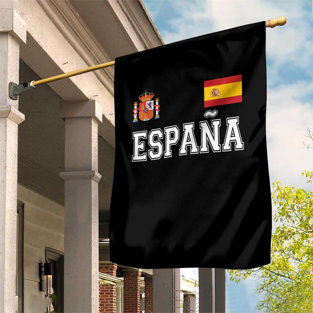 Spain Espana Garden Flag Vintage Spanish Flag Royal Crest Graphic