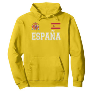 Spain Espana Hoodie Vintage Spanish Flag Royal Crest Graphic