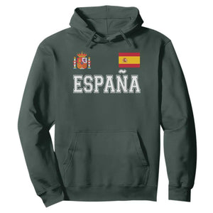 Spain Espana Hoodie Vintage Spanish Flag Royal Crest Graphic