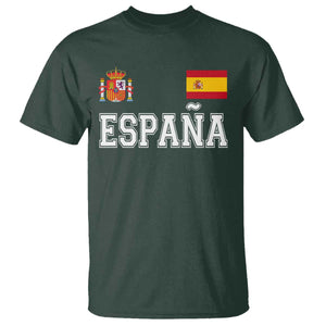 Spain Espana T Shirt Vintage Spanish Flag Royal Crest Graphic