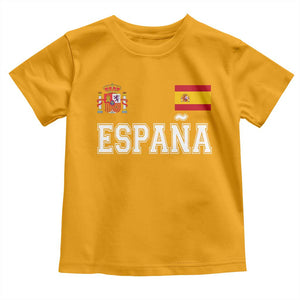 Spain Espana Toddler T Shirt Vintage Spanish Flag Royal Crest Graphic