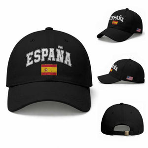 España Vintage Spanish Flag Pride Graphic Baseball Cap