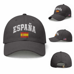España Vintage Spanish Flag Pride Graphic Baseball Cap