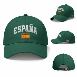 España Vintage Spanish Flag Pride Graphic Baseball Cap