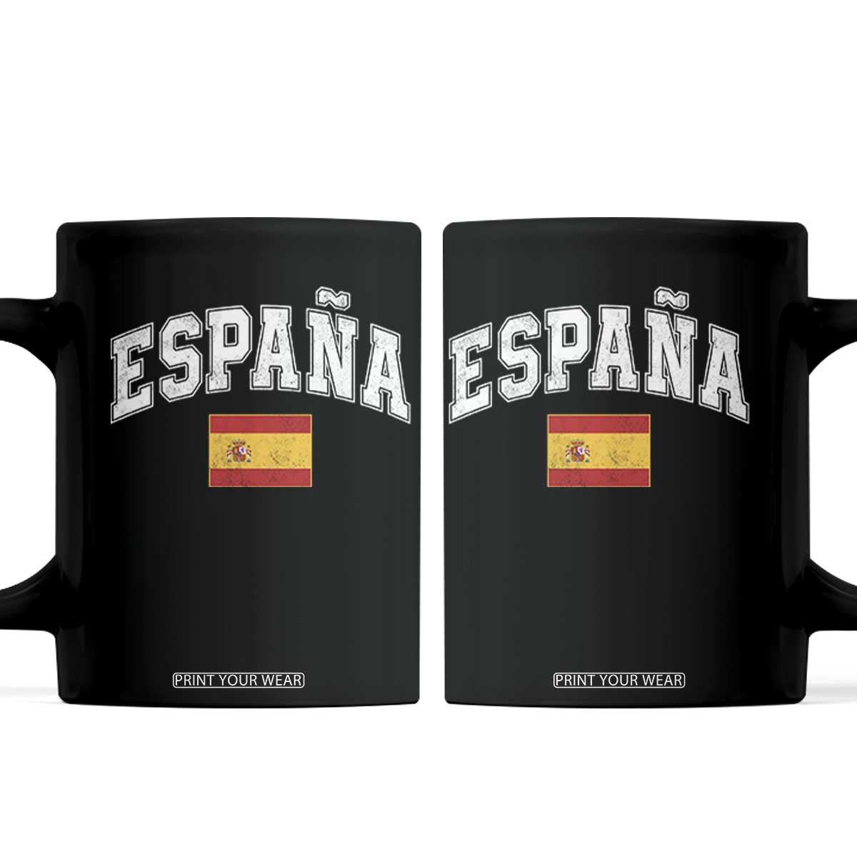 España Vintage Spanish Flag Pride Graphic Coffee Mug