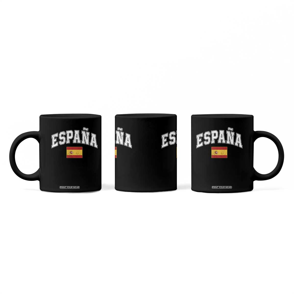 España Vintage Spanish Flag Pride Graphic Coffee Mug