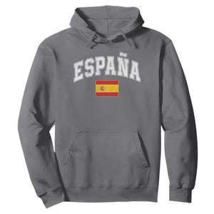 España Vintage Spanish Flag Pride Graphic Hoodie