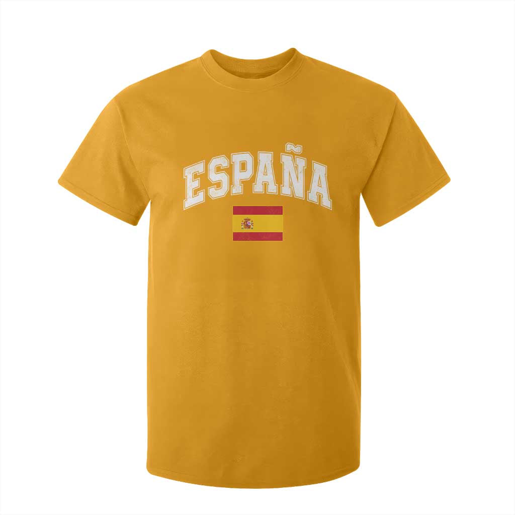España Vintage Spanish Flag Pride Graphic T Shirt For Kid