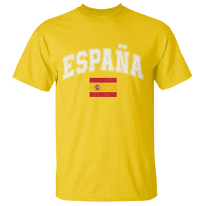 España Vintage Spanish Flag Pride Graphic T Shirt