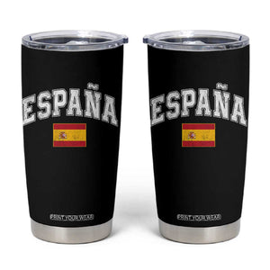 España Vintage Spanish Flag Pride Graphic Tumbler Cup