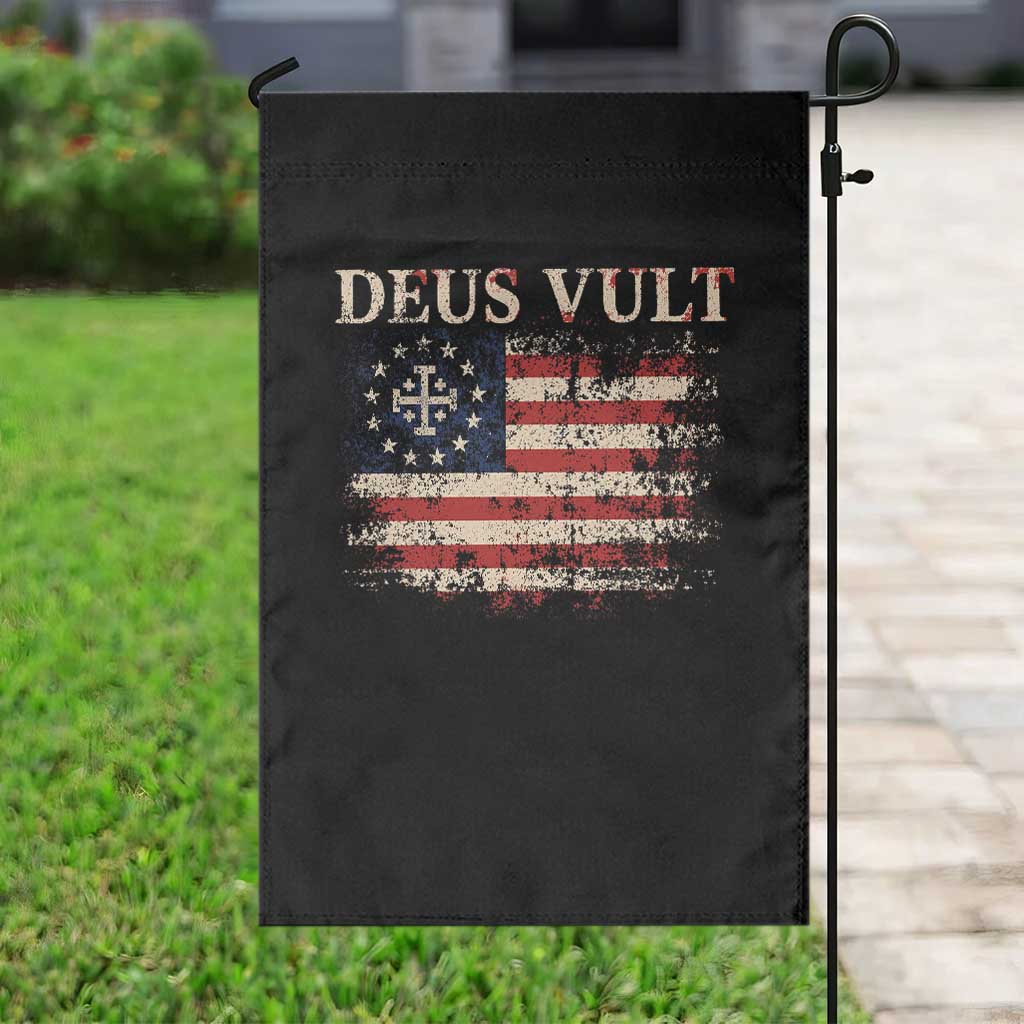 Catholic Knight Templar Crusader Cross Garden Flag Vintage American Flag