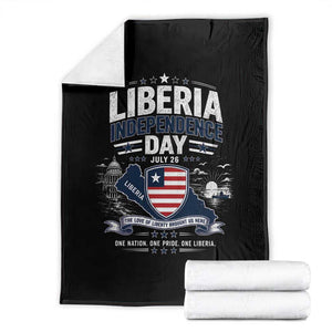 Liberia Independence Day July 26 Patriotic Pride Throw Blanket