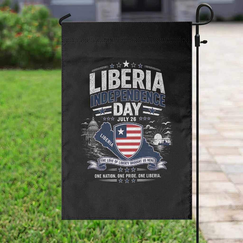Liberia Independence Day July 26 Patriotic Pride Garden Flag