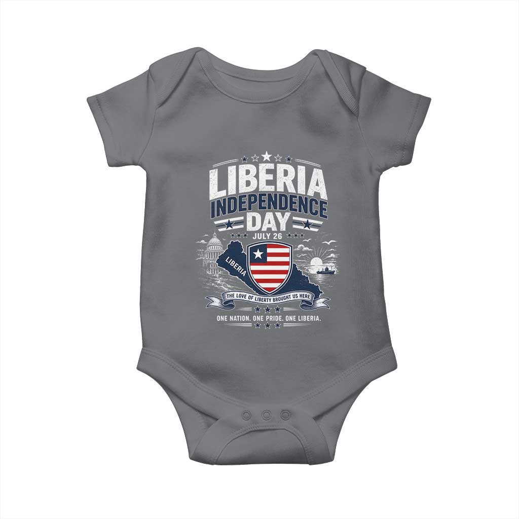 Liberia Independence Day July 26 Patriotic Pride Baby Onesie