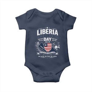 Liberia Independence Day July 26 Patriotic Pride Baby Onesie