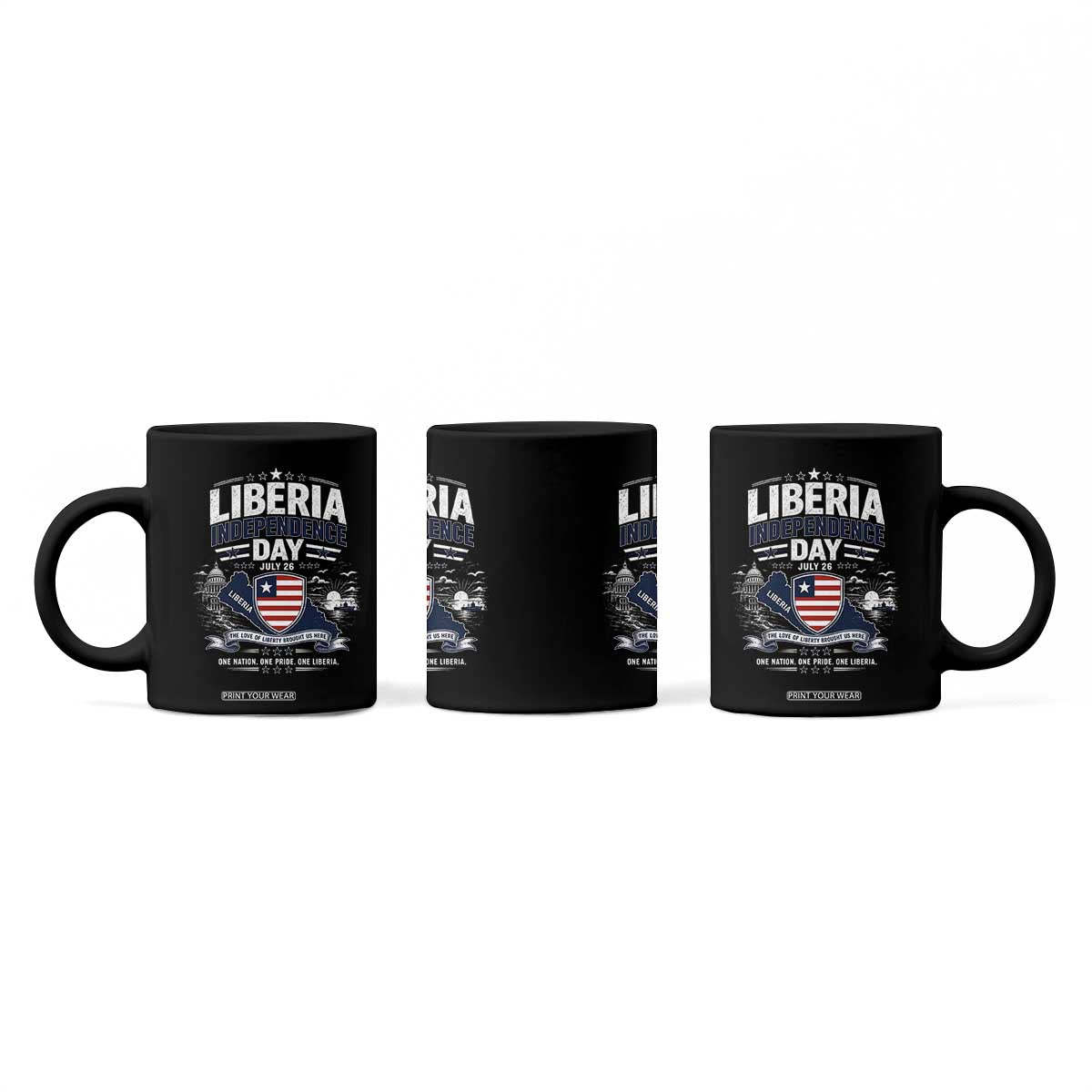 Liberia Independence Day July 26 Patriotic Pride Coffee Mug