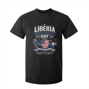 Liberia Independence Day July 26 Patriotic Pride T Shirt For Kid