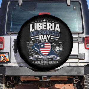 Liberia Independence Day July 26 Patriotic Pride Spare Tire Cover