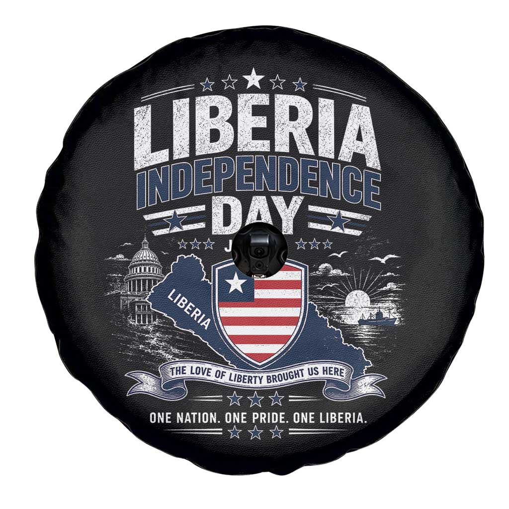 Liberia Independence Day July 26 Patriotic Pride Spare Tire Cover