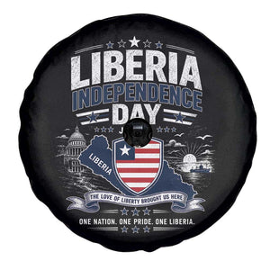 Liberia Independence Day July 26 Patriotic Pride Spare Tire Cover