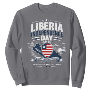 Liberia Independence Day July 26 Patriotic Pride Sweatshirt