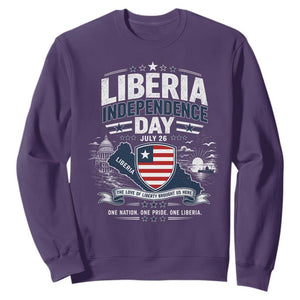 Liberia Independence Day July 26 Patriotic Pride Sweatshirt