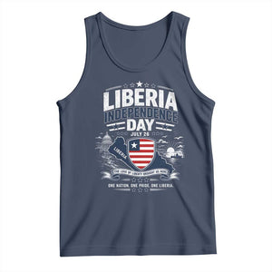 Liberia Independence Day July 26 Patriotic Pride Tank Top