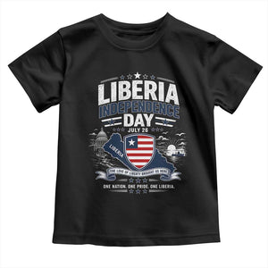 Liberia Independence Day July 26 Patriotic Pride Toddler T Shirt