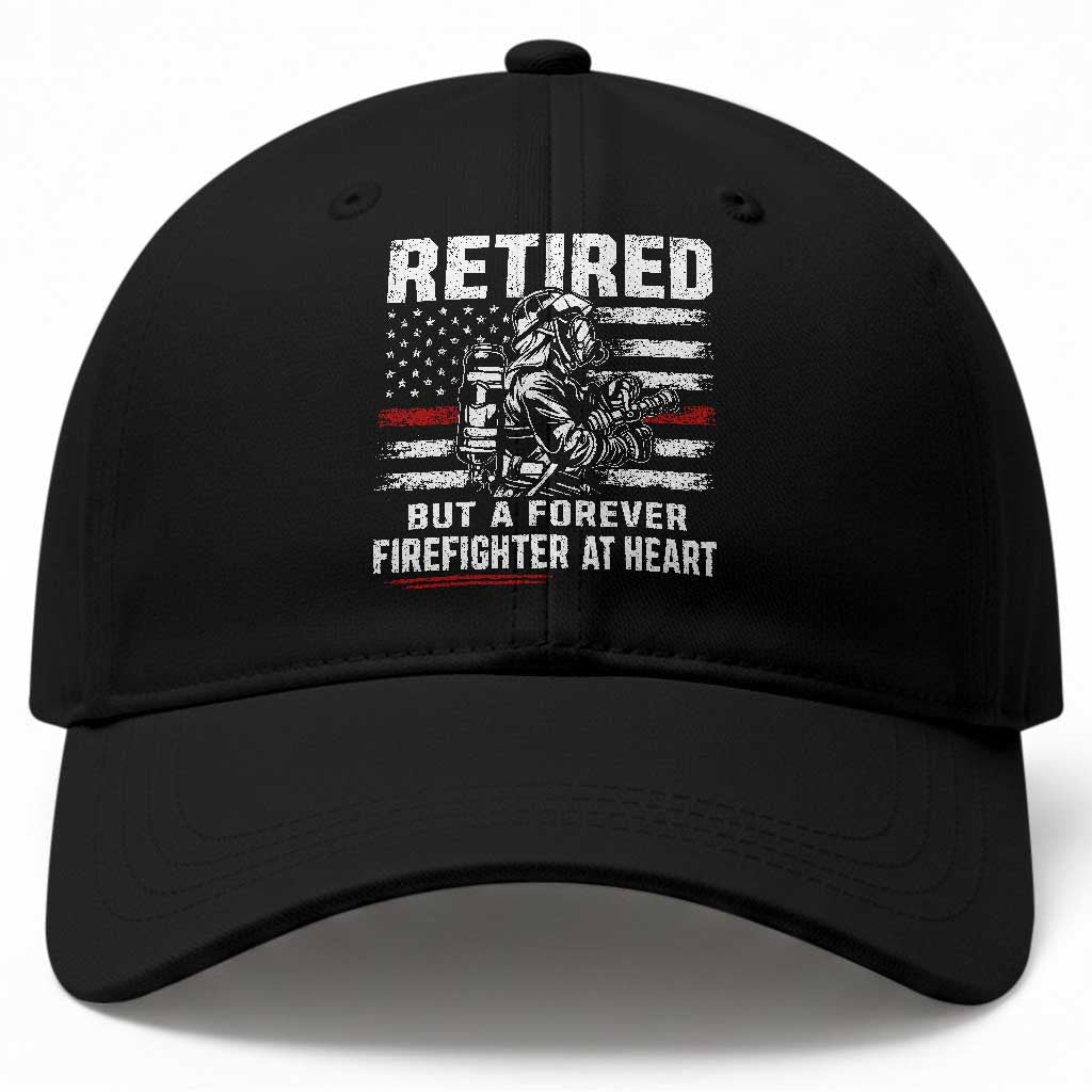 Retired Firefighter Baseball Cap Fireman Pride 911 Rescue Retirement Gift TS10 Print Your Wear
