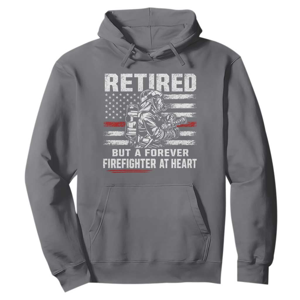 Retired Firefighter Hoodie Fireman Pride 911 Rescue Retirement Gift