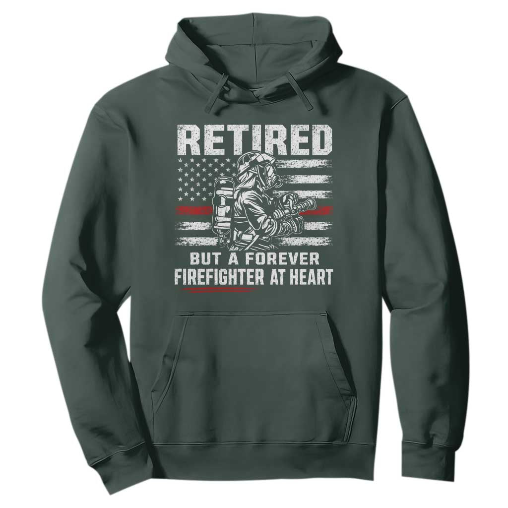 Retired Firefighter Hoodie Fireman Pride 911 Rescue Retirement Gift