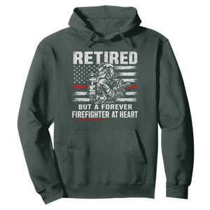 Retired Firefighter Hoodie Fireman Pride 911 Rescue Retirement Gift