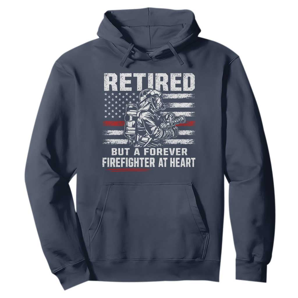 Retired Firefighter Hoodie Fireman Pride 911 Rescue Retirement Gift