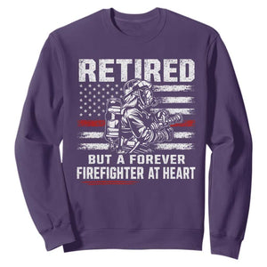 Retired Firefighter Sweatshirt Fireman Pride 911 Rescue Retirement Gift
