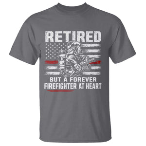 Retired Firefighter T Shirt Fireman Pride 911 Rescue Retirement Gift