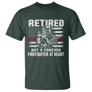 Retired Firefighter T Shirt Fireman Pride 911 Rescue Retirement Gift