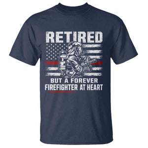 Retired Firefighter T Shirt Fireman Pride 911 Rescue Retirement Gift